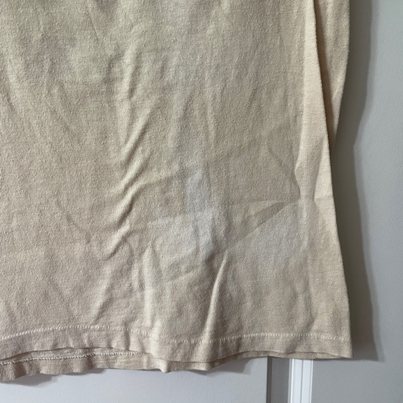 VINTAGE 1980'S HANES TAN T-SHIRT - Picture 9 of 10